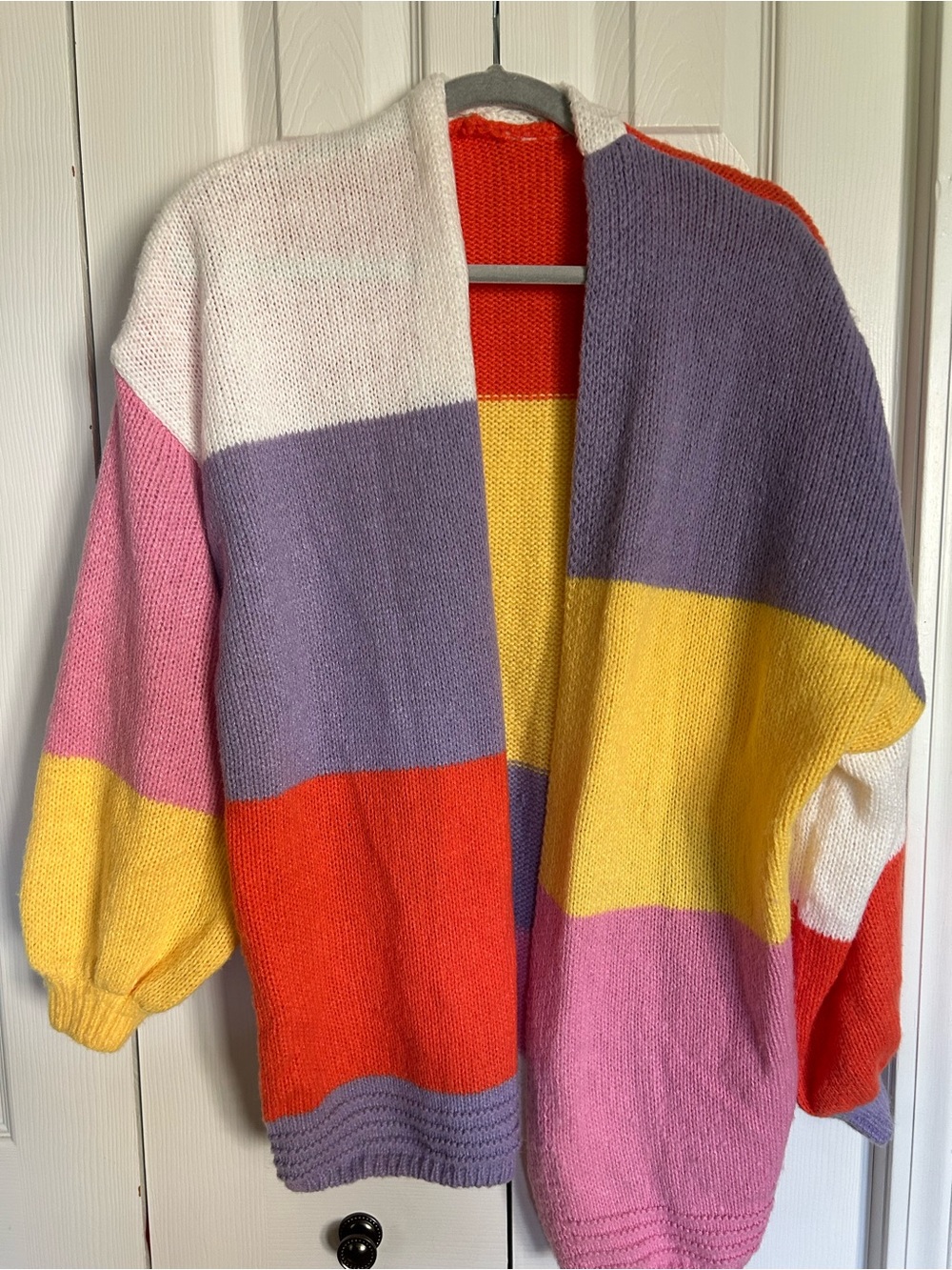 Colorful Striped Cardigan